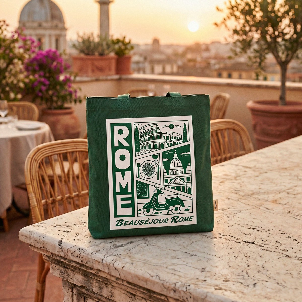 Beauséjour Rome Tote Bag