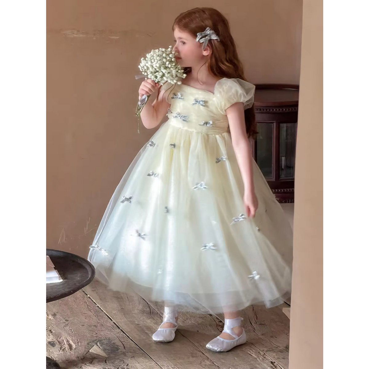 Bea Tulle Bow Detail Dress