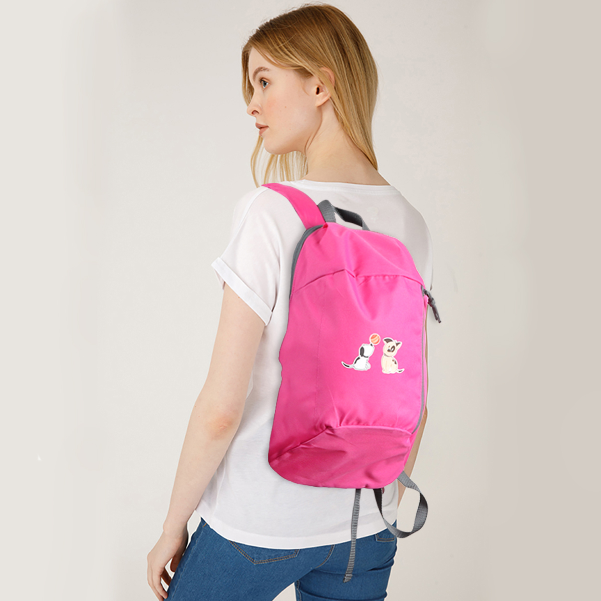 Biggdesign Dogs Pink Backpack
