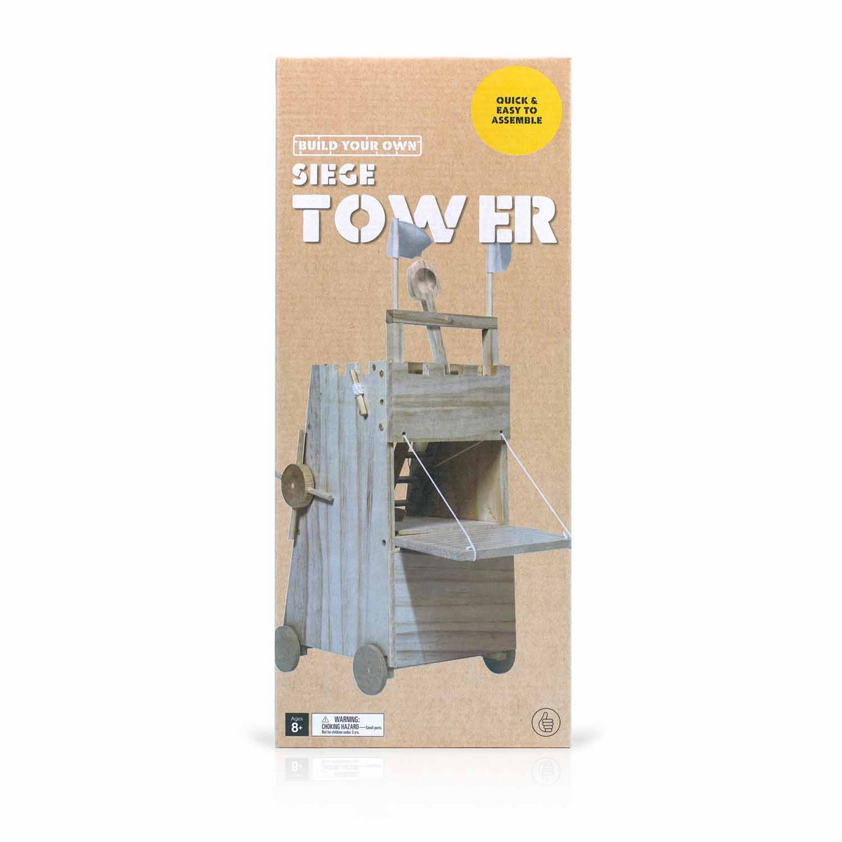 Siege tower - functional model made of wood