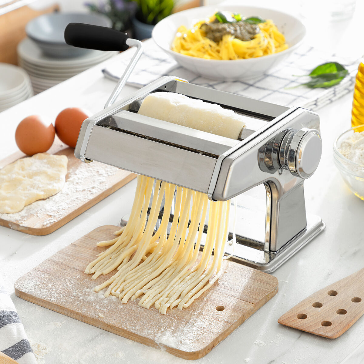 Nudelmaschine für frische Pasta mit Rezepten Frashta InnovaGoods