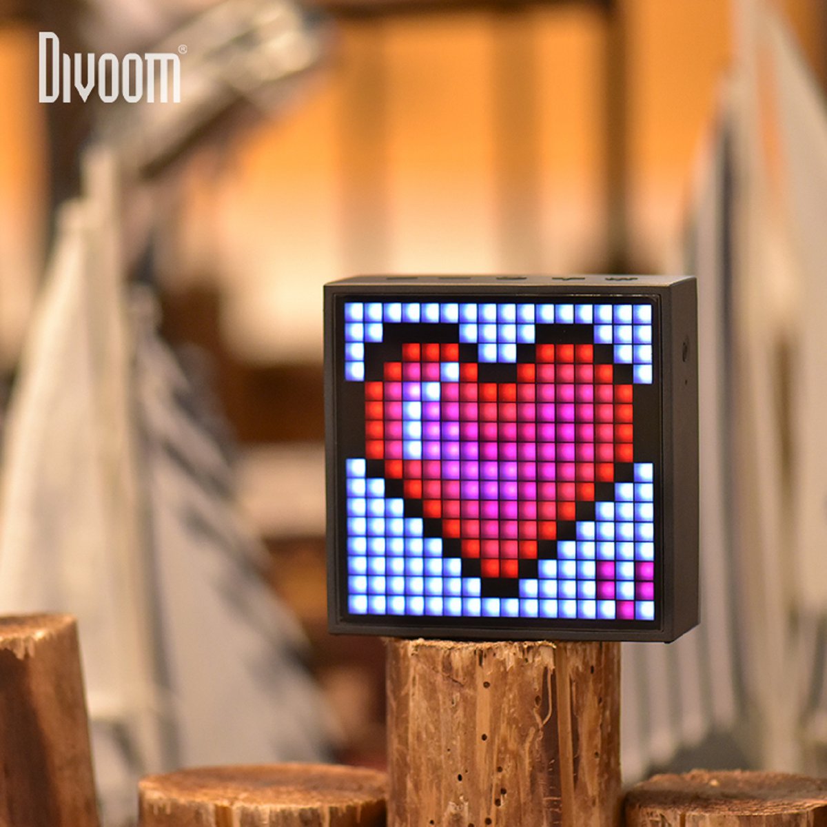 Divoom Timebox-Evo - DSP-tuned 360 Bluetooth Speaker - Black