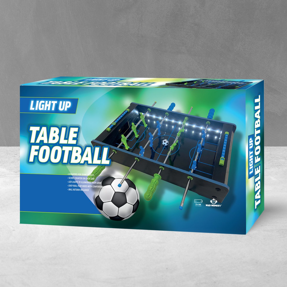 Mad Monkey - table football with LED