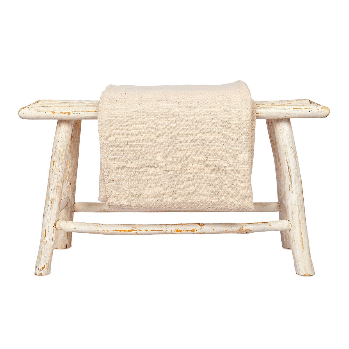 Baby Alpaca Blanket - 230cm x 160cm - Beige - Pure alpaca wool - Luxe & Sustainable - Handcrafted in Ecuador