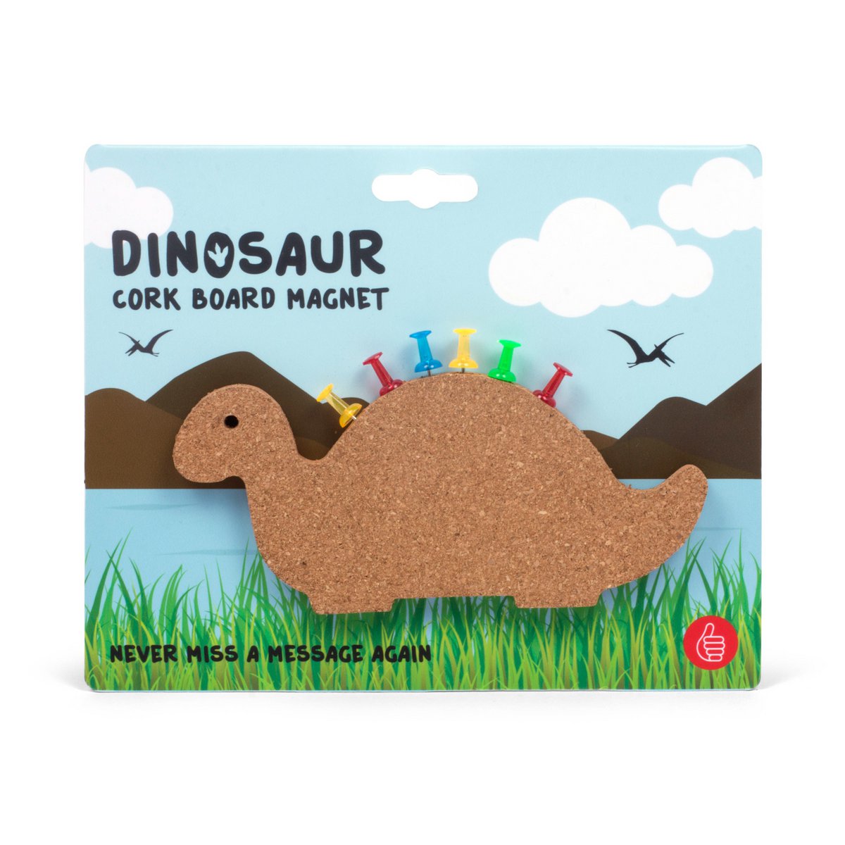 Magnetic Cork Notice Board - Dinosaurs
