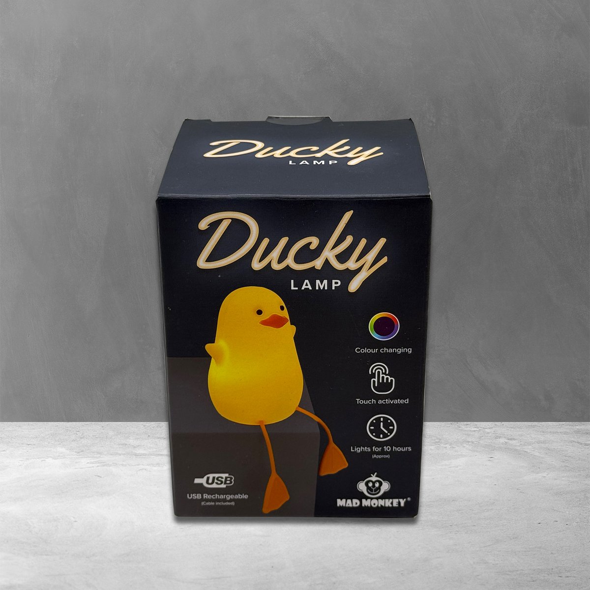 Mad Monkey - "Ducky Lamp" with 7 colors and timer function
