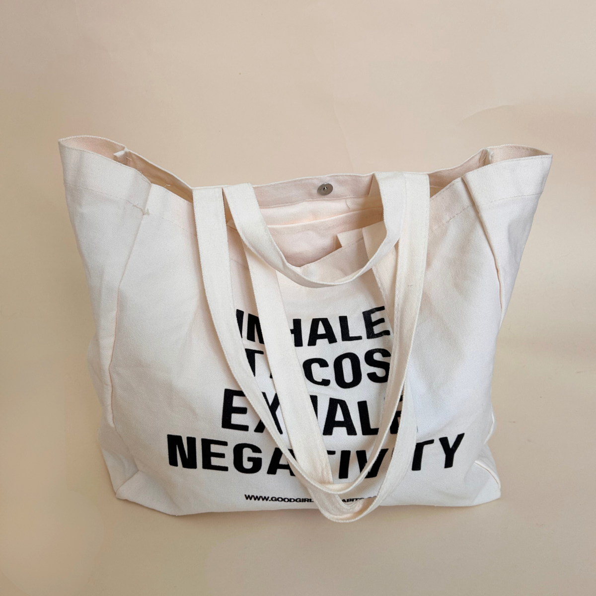 Tote Bag "INHALE TACOS - EXHALE NEGATIVITY"
