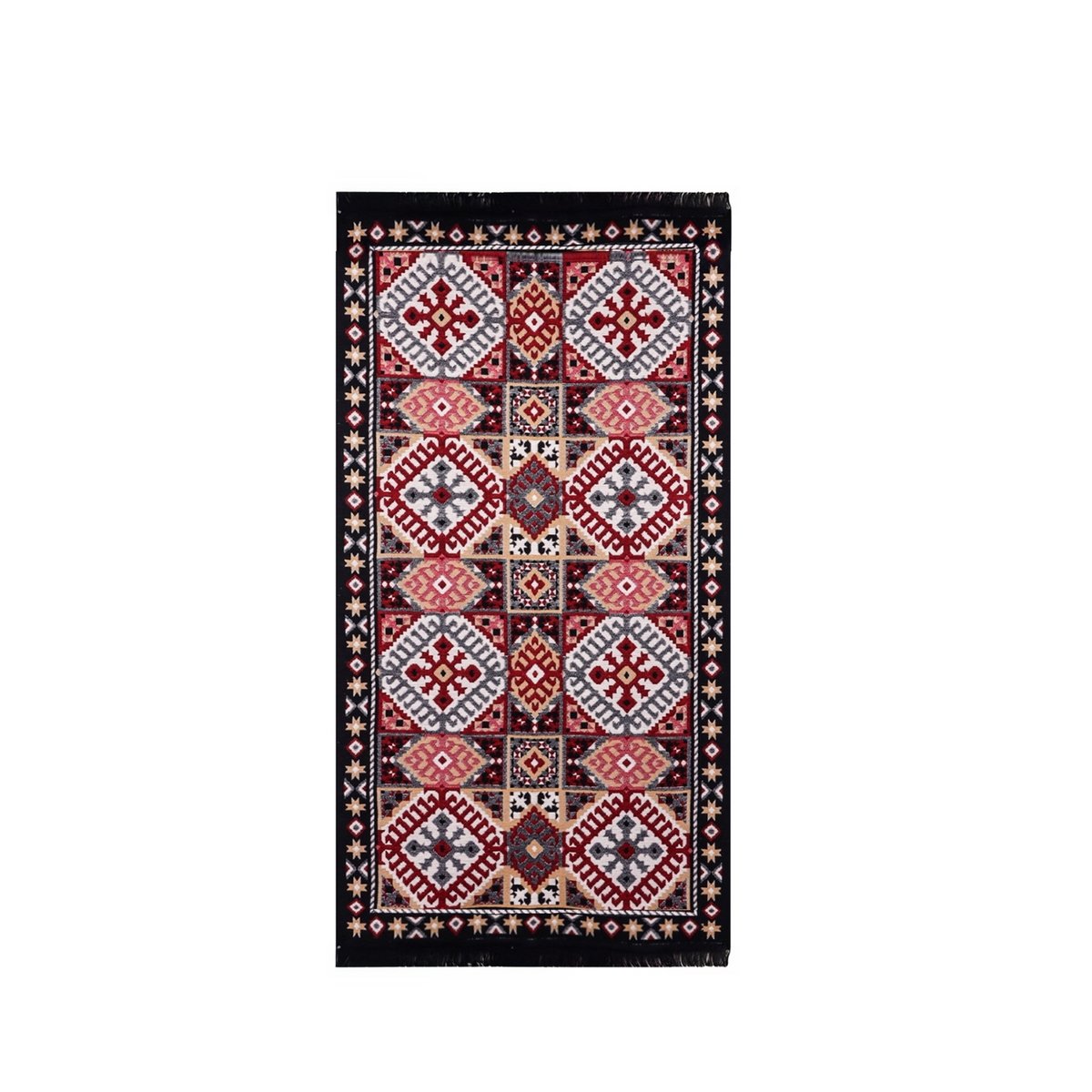 BiggHome Rug - 120*180 cm, Machine Washable, Durable, Modern Pattern for Living Room, SA25EU, 47.24 x 70.87 inches, 5.7 lbs