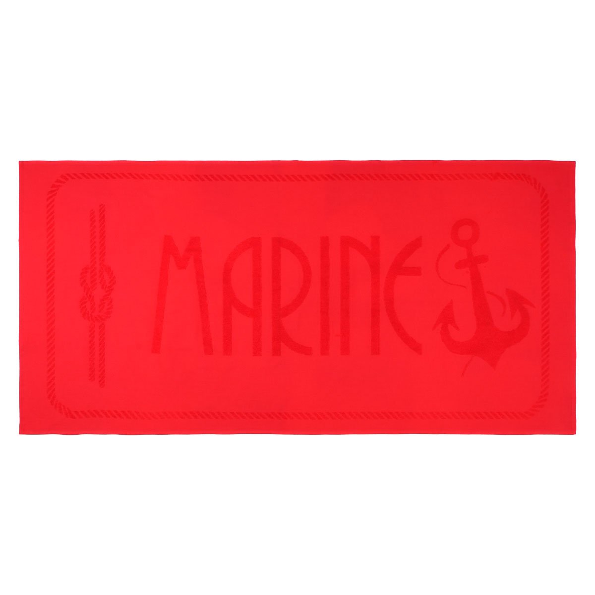Anemoss Anchor Beach Towel – Red, 140x70 cm/27.5x55 inches