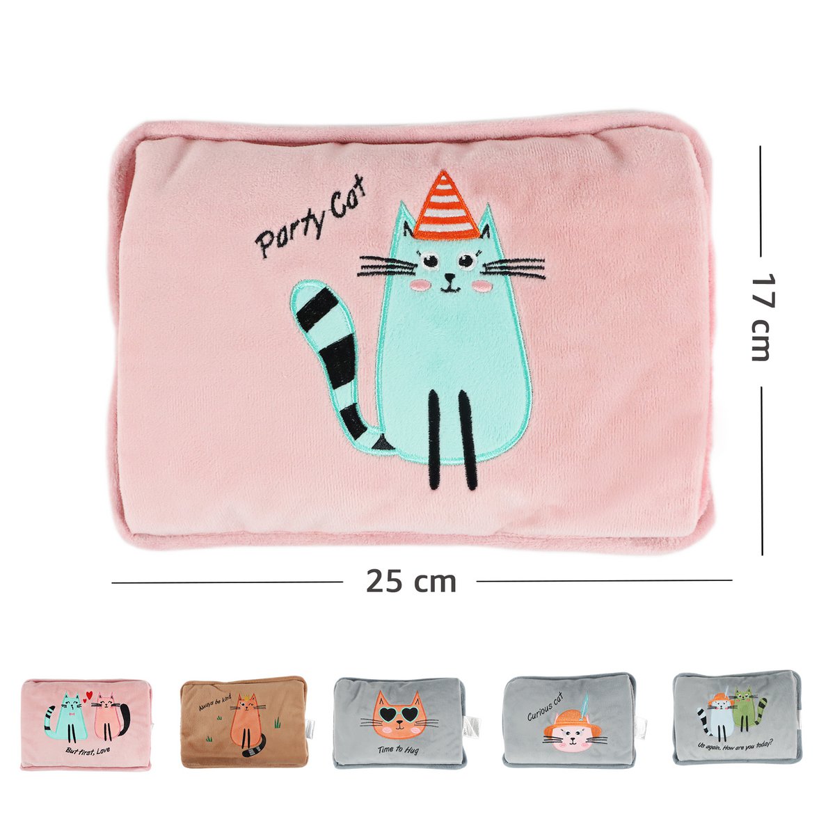 Biggdesign Cats Party Cat Electric Hot Water Bottle