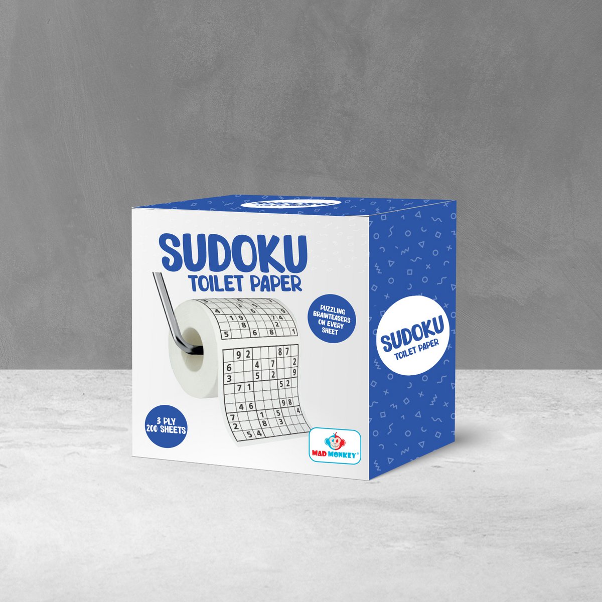 Sudoku toilet paper, funny toilet paper, puzzles with Sudoku…