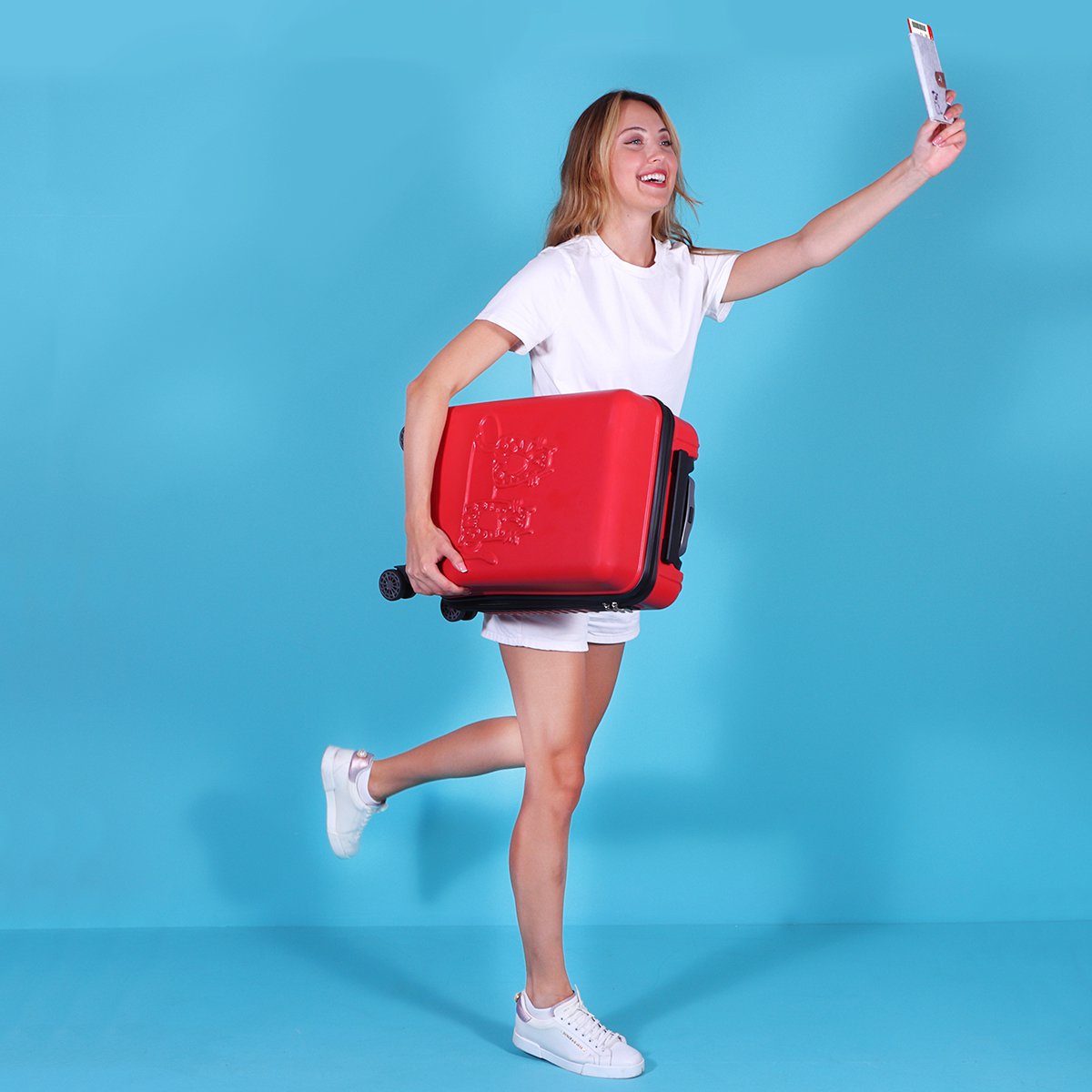 Biggdesign Cats Red Hand Luggage