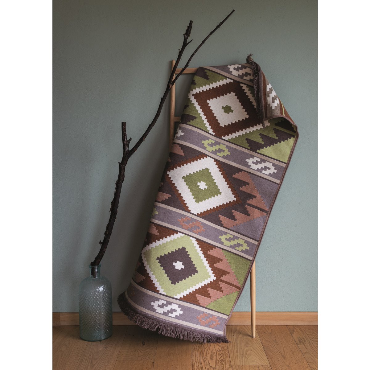 Bigghome SA1583B Double Sided Rug 47,25 * 70,85 inch, 5.7 lbs
