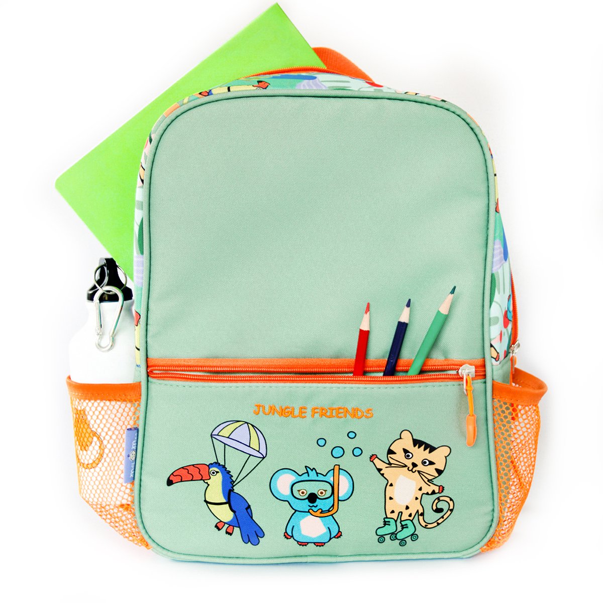 Milk&Moo Kids Backpack Jungle Friends, Lightweight, Comfortable Fit