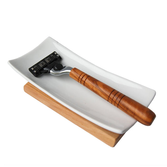 PORCELAIN tray for safety razors or wet razors