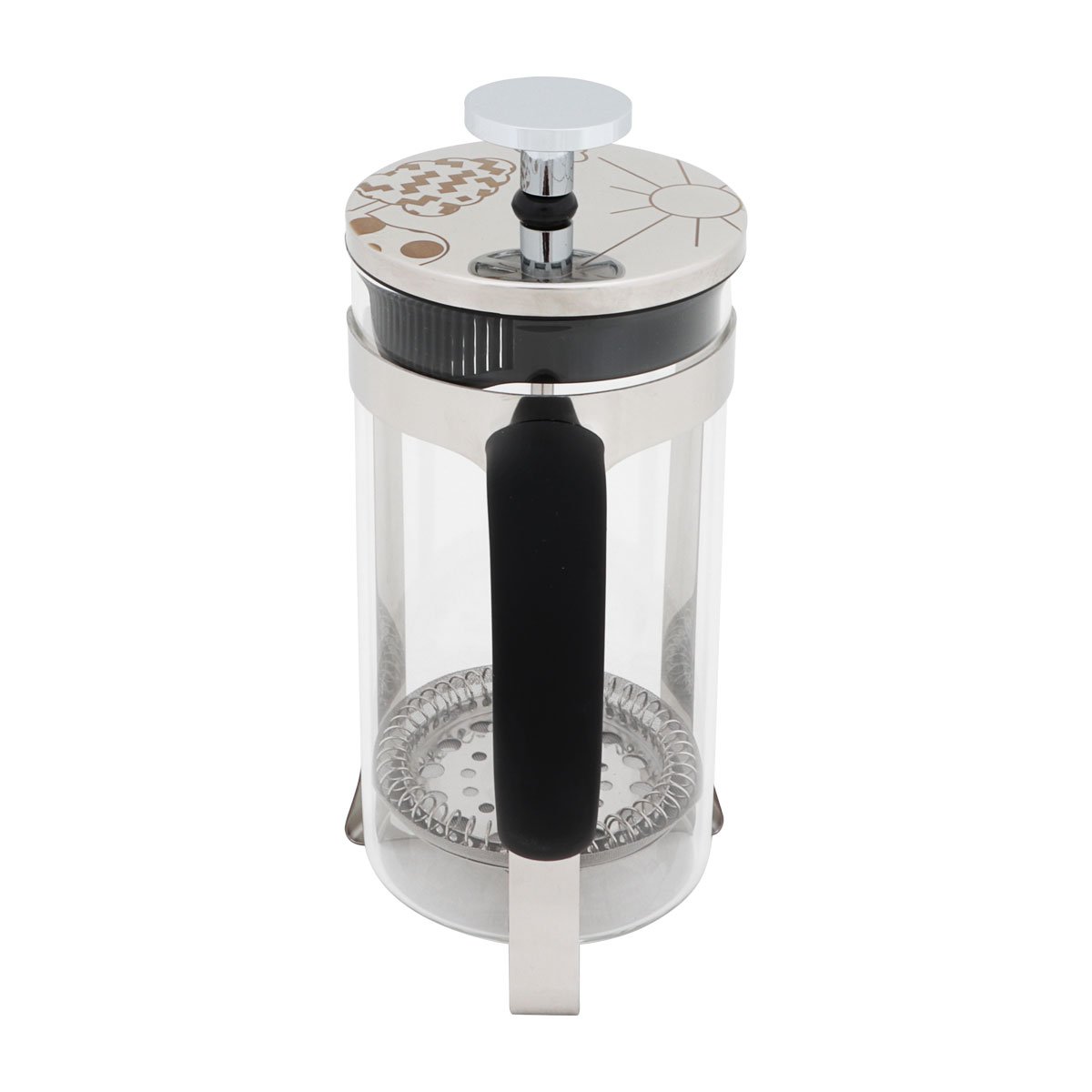 Any Morning French Coffee Press 15 Oz Espresso Tea Maker with Triple Filters