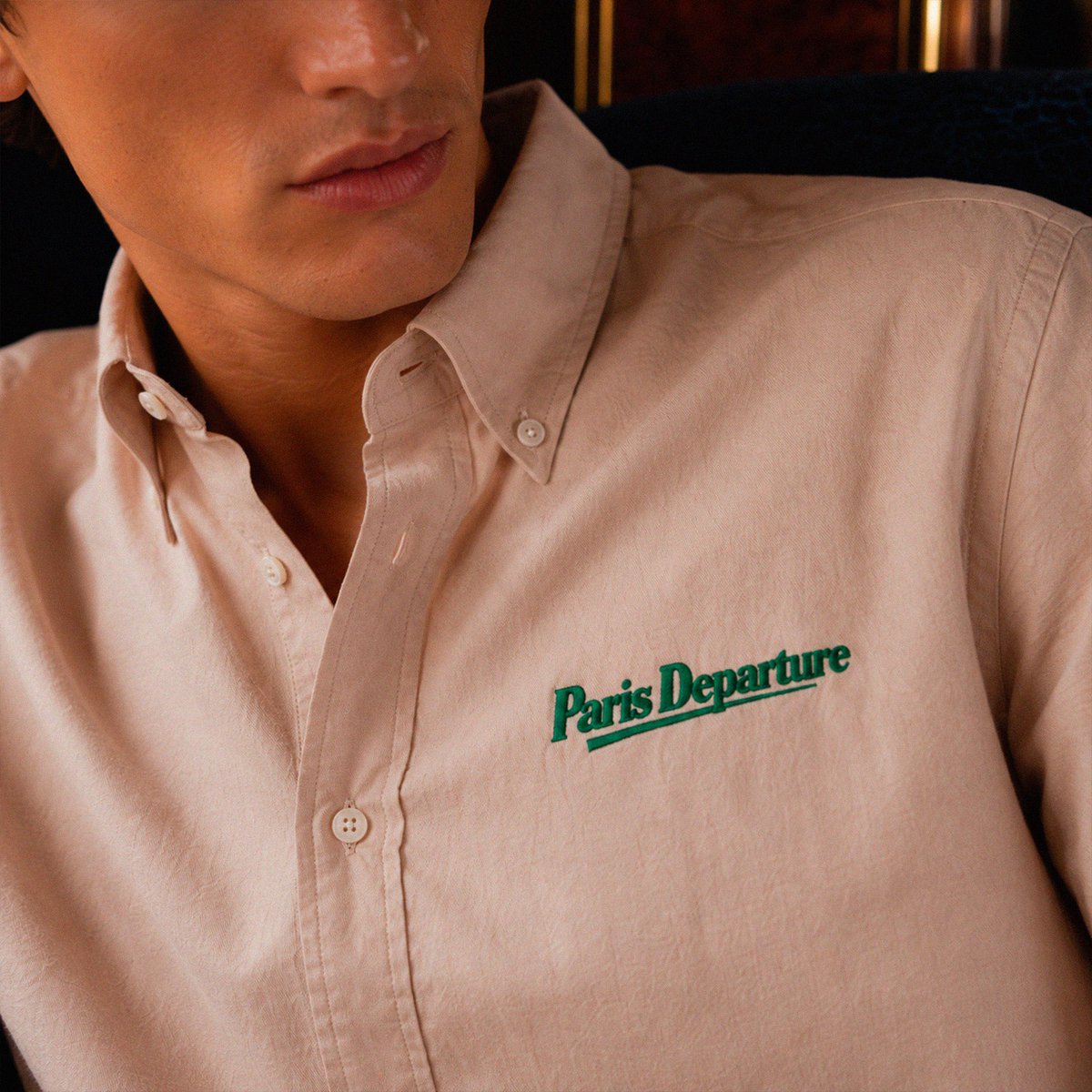 Paris Departure Oxford Shirt — Beauséjour Orient Express