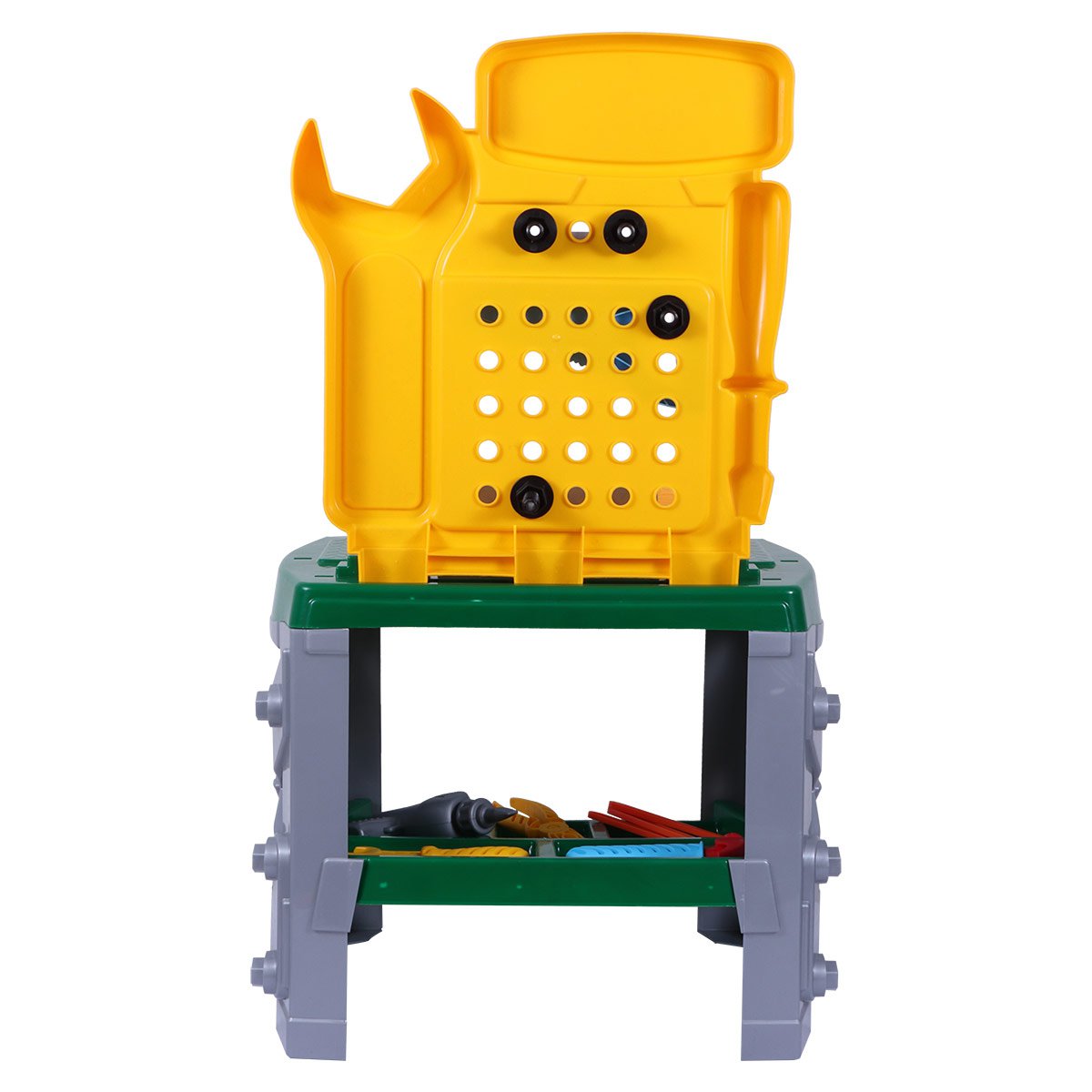 Ogi Mogi Kids Tool Bench, 33 Pieces Construction Workbench with Electric Drill