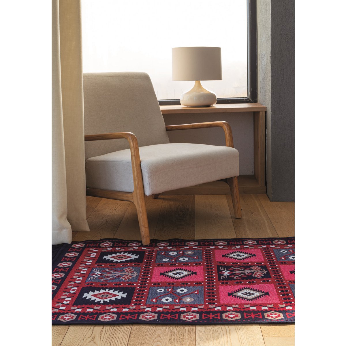 Bigghome SA1619B Double Sided Rug 47,25 * 70,85 inch, 5.7 lbs