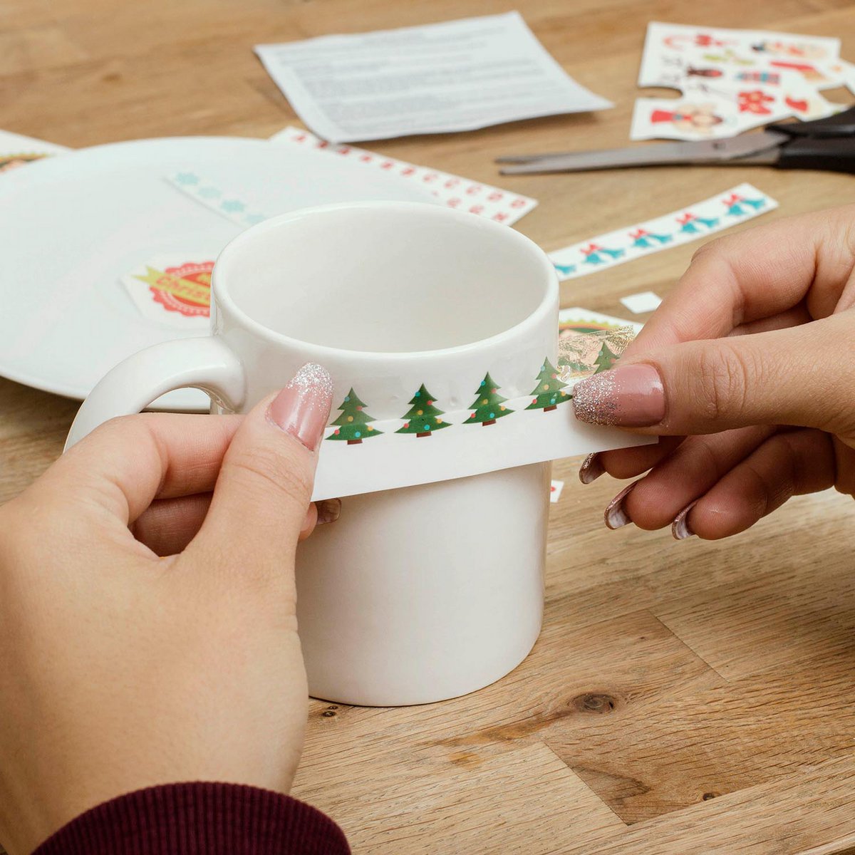 "Make a Christmas Mug" (incl. sticker)