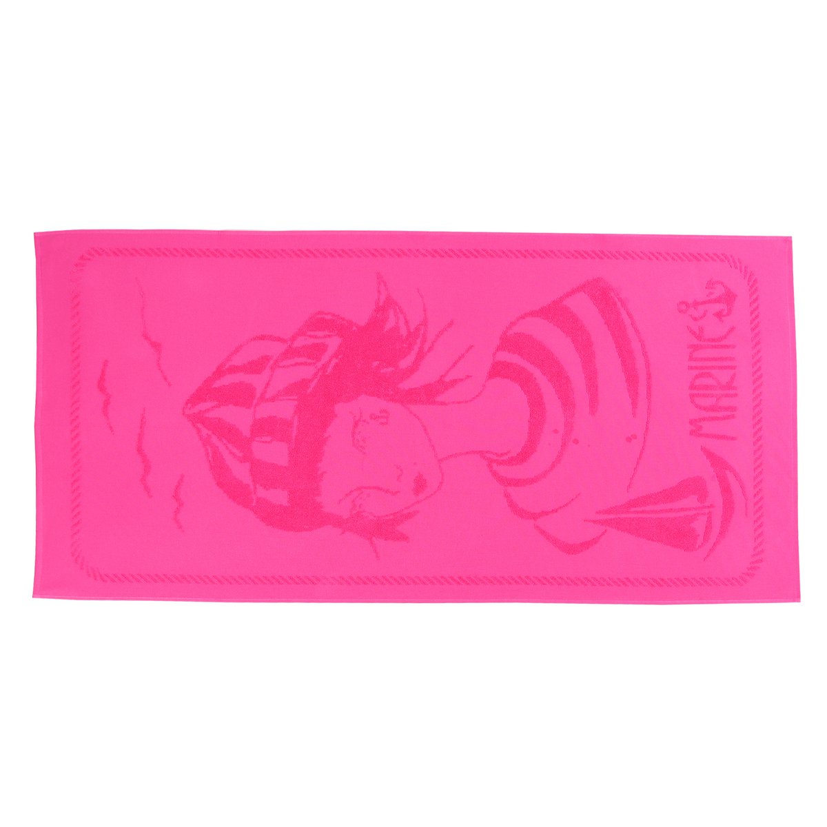 Anemoss Sailor Girl Beach Towel – Pink, 140x70 cm/27.5x55 inches