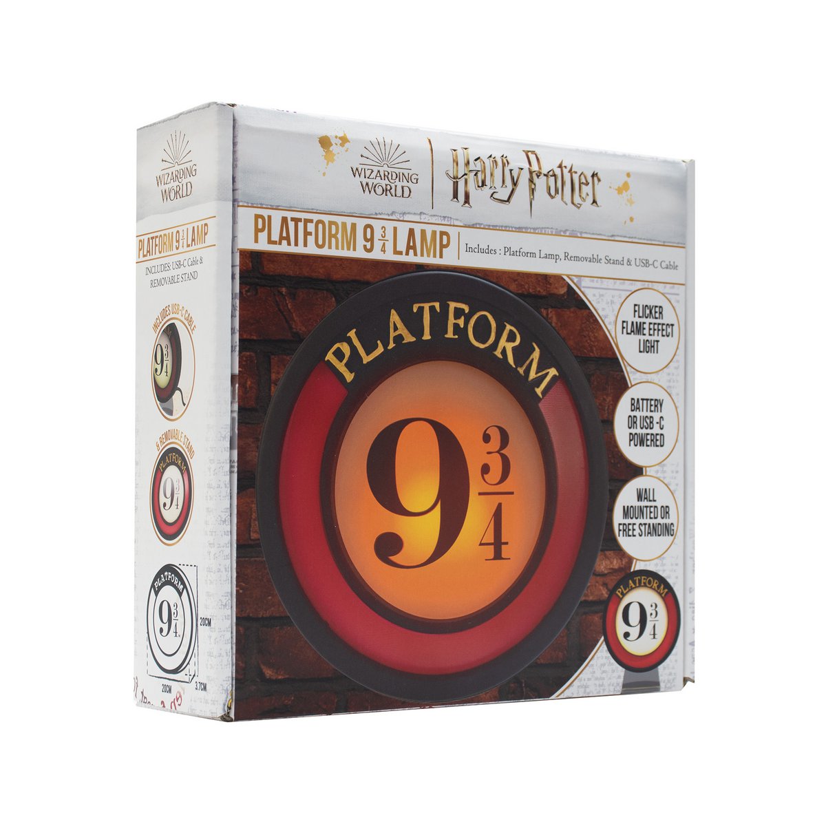 Magical Harry Potter Platform 9¾ wall lamp