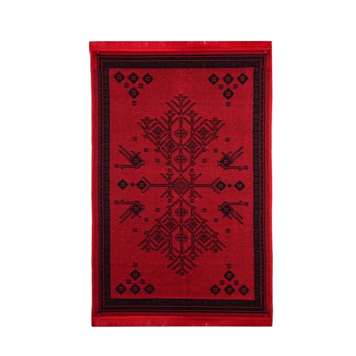 BiggHome Rug 47.2x70.9", Machine Washable, Ethnic Pattern