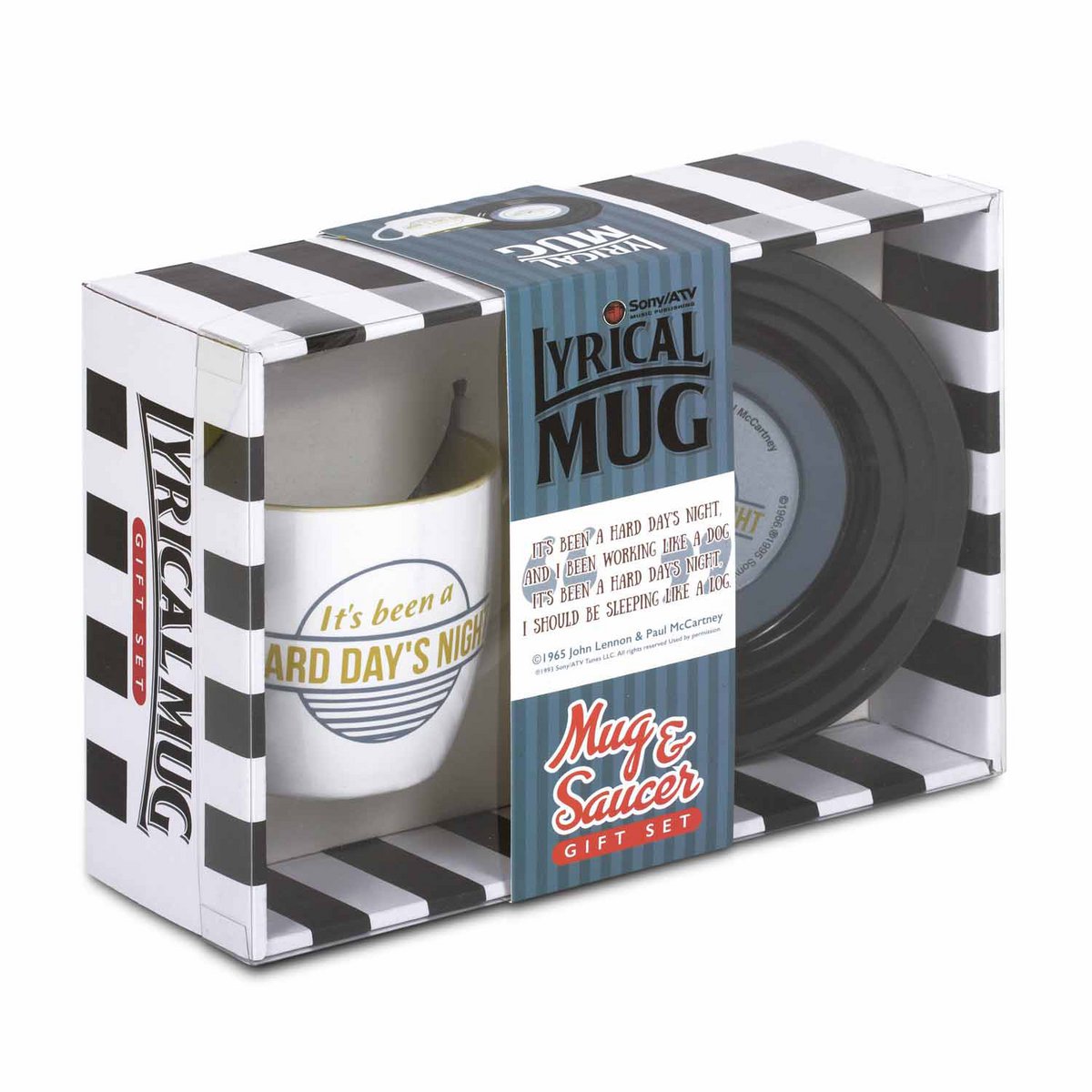 Mug set "Lyrical Mug" Hard Day's Night - Lennon & McCartney