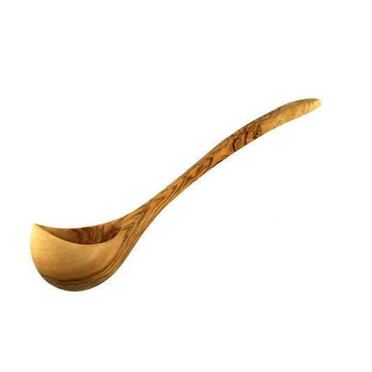 Ladle for kitchen & sauna 30 cm made of olive wood