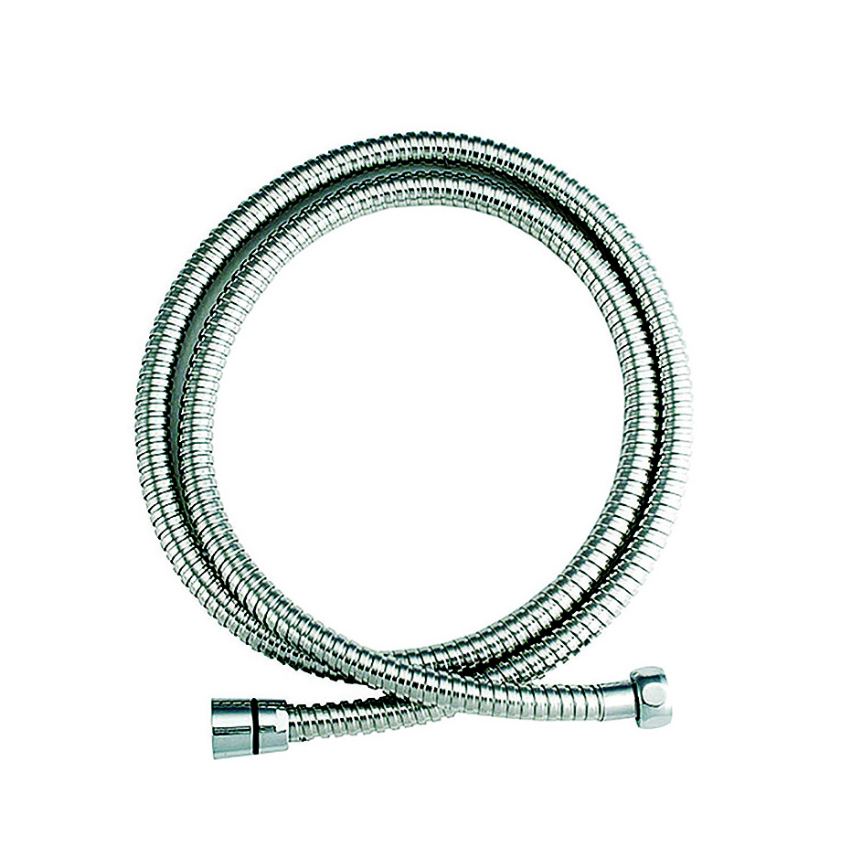 bath & more shower hose luxury stainless steel, 1/2" x 1500 mm, high-gloss chrome-plated