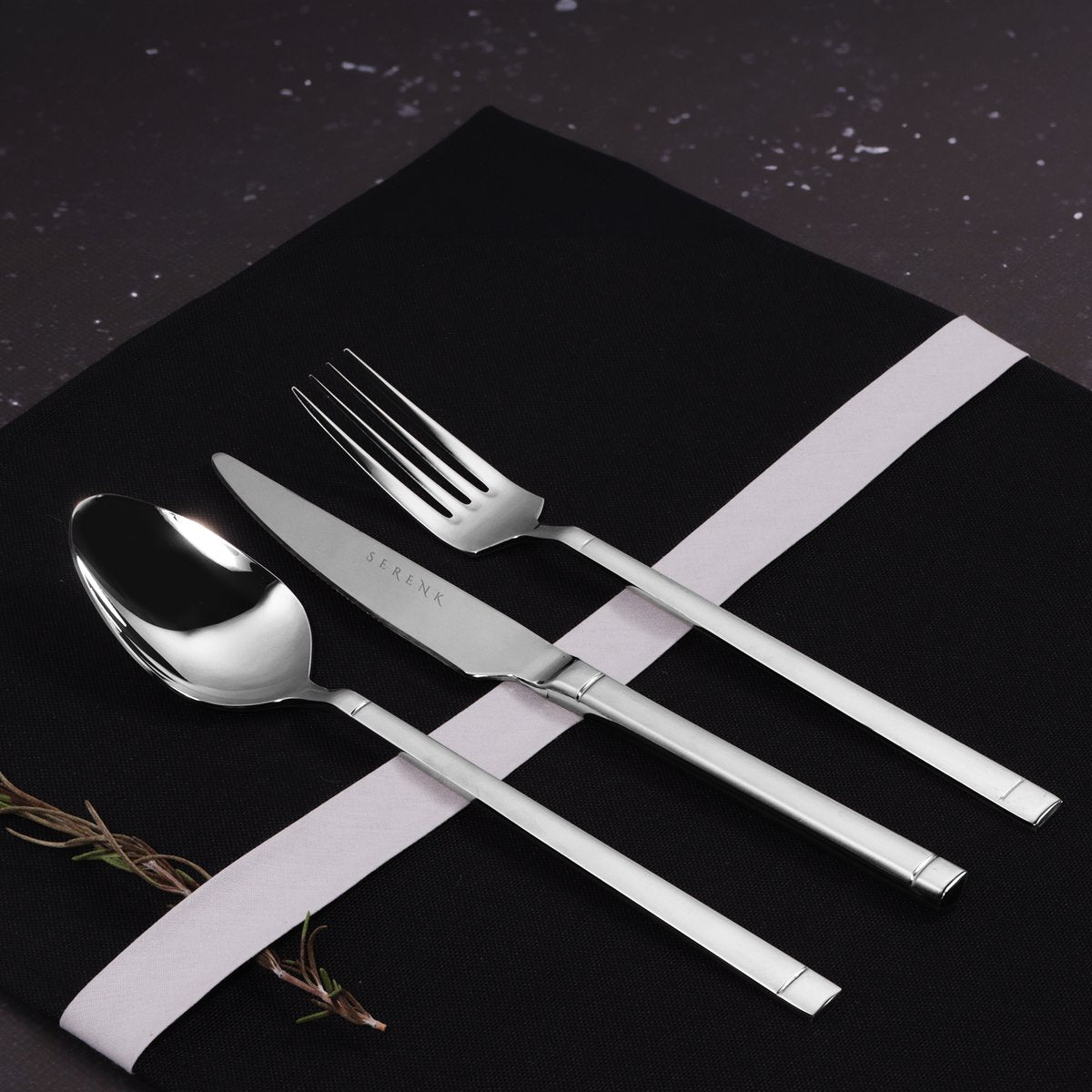Serenk Barcelona Stainless Steel Cutlery Set 18 Pieces