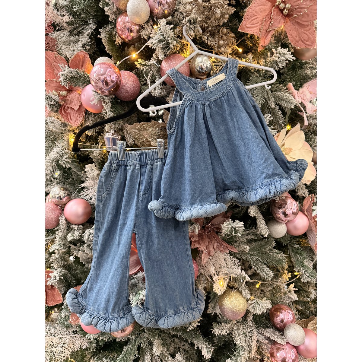 Emmy Denim Set - Top & Pants