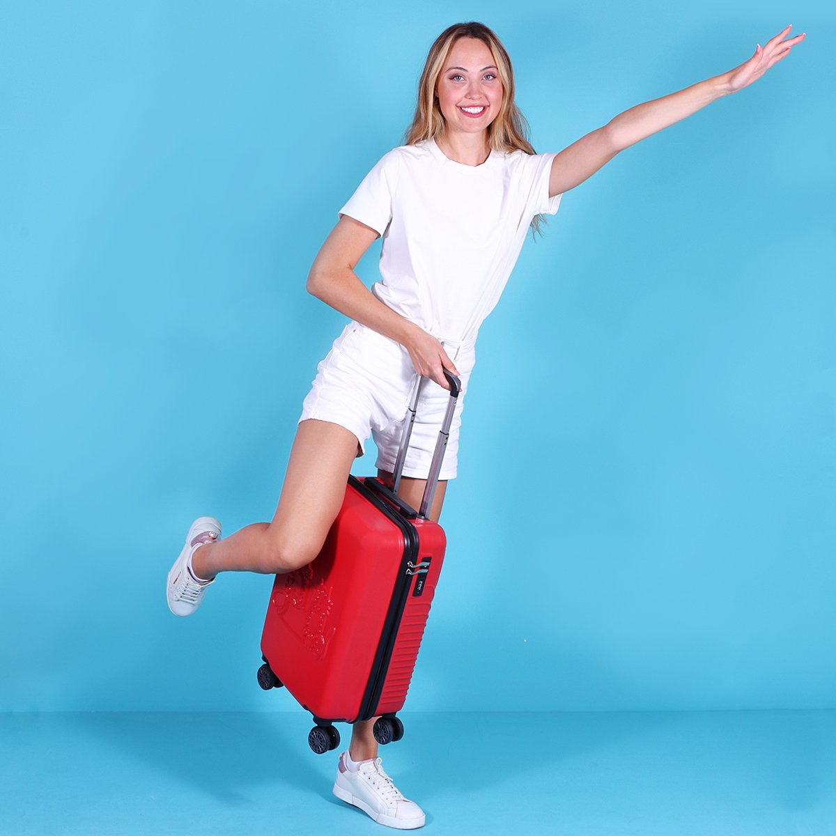 Biggdesign Cats Red Hand Luggage