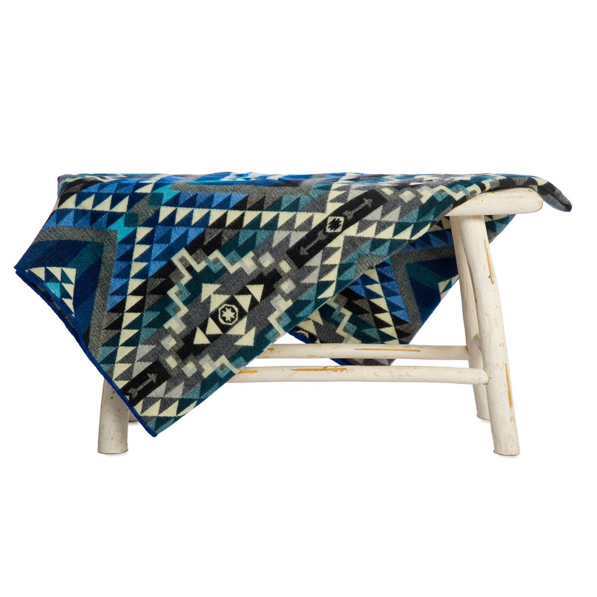 Ecuadorian alpaca mini blanket | native blanket | Mini Chimborazo Black
