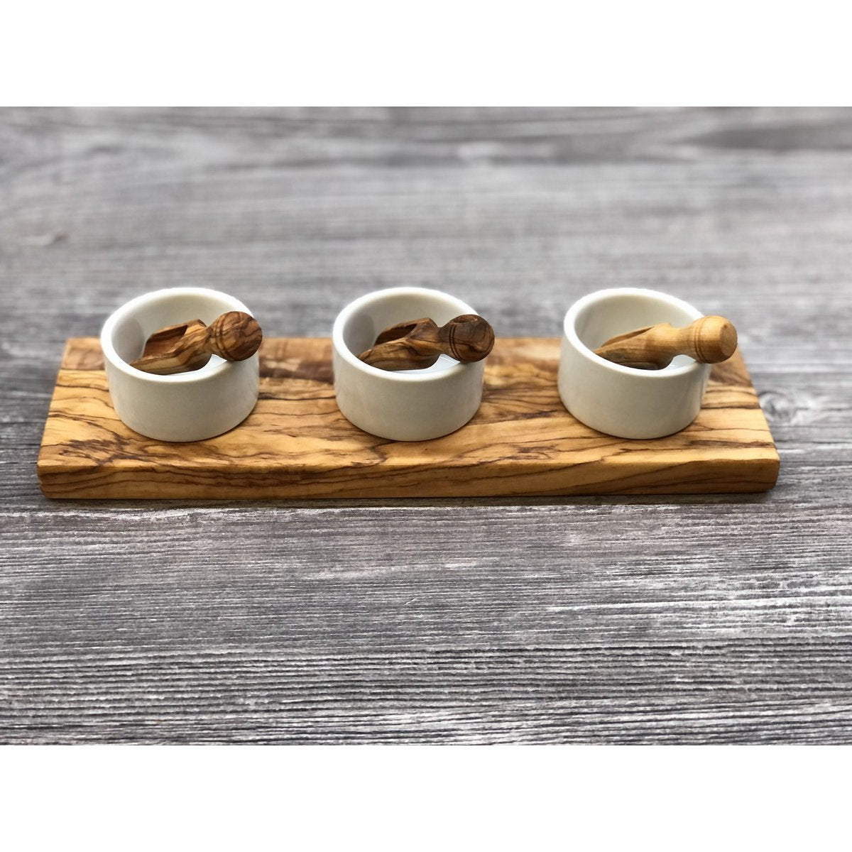 3-piece salt bowl FANO3 with salt shovel
