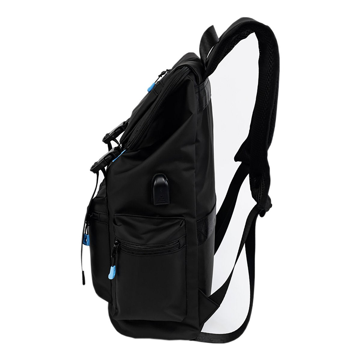 Anemoss Water Resistant Laptop Backpack, with 15 Inch Laptop Compartment, Black