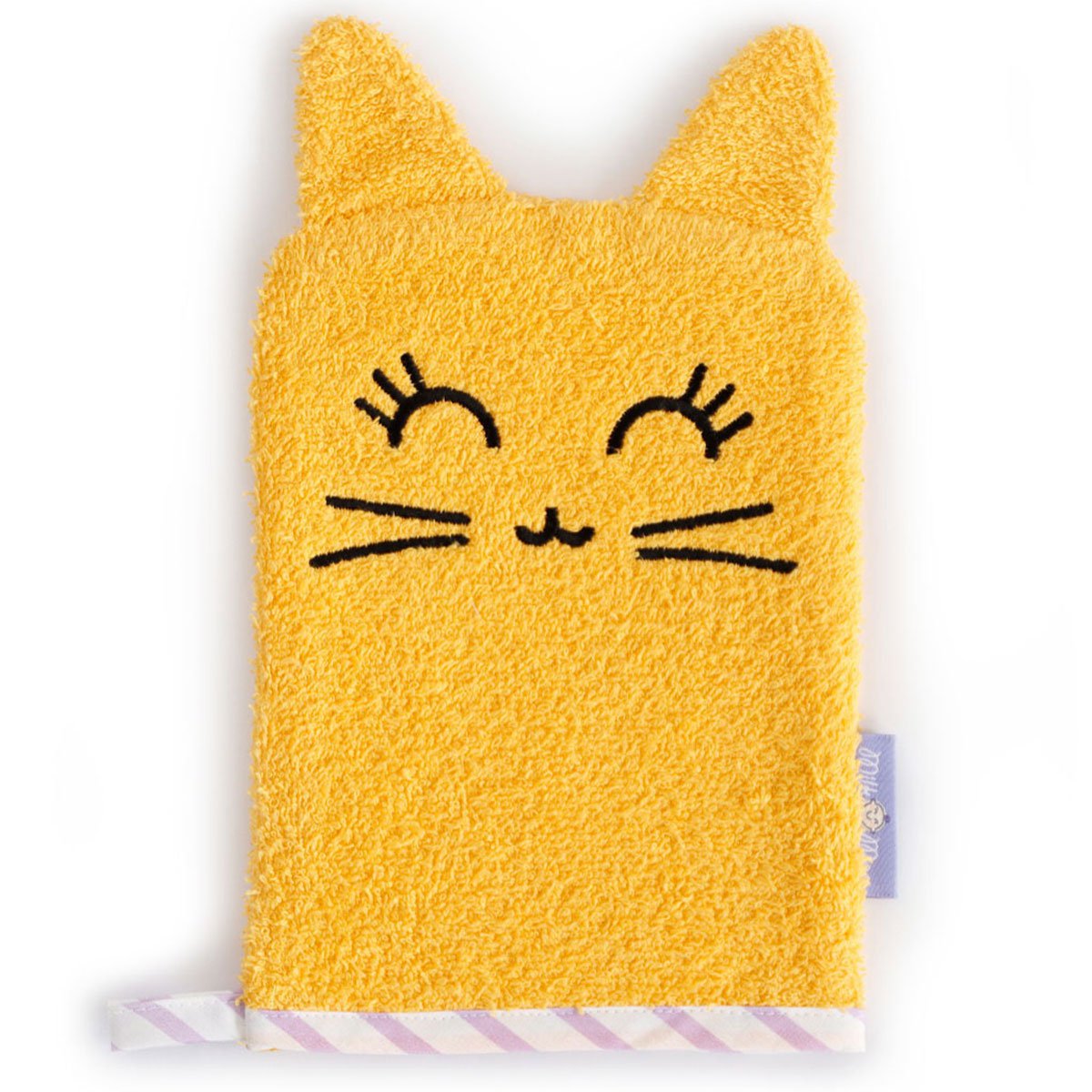Milk&Moo Tombish Cat Bath Glove, 100% Cotton Oeko-Tex certificated, Colorful