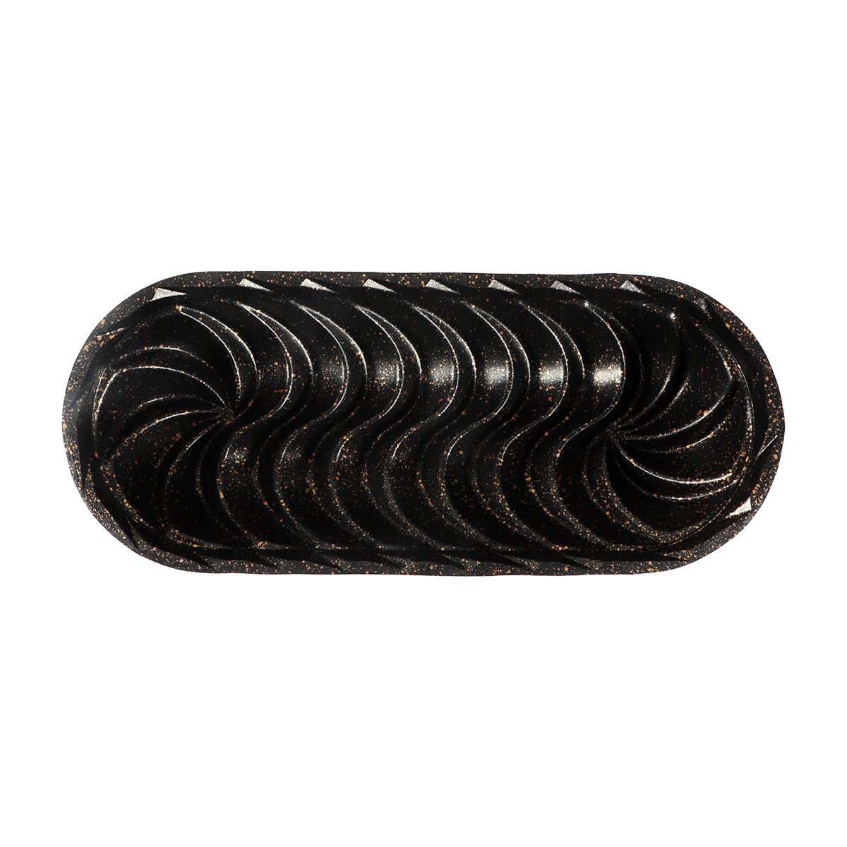 Serenk Fun Cooking Loaf Cake Pan Baking Bread, Fluted Cast Mold,  13.3 x 5.5 inch