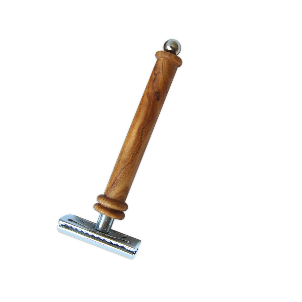Safety razor KLASSIK with handle K2 Luxury made of olive wood