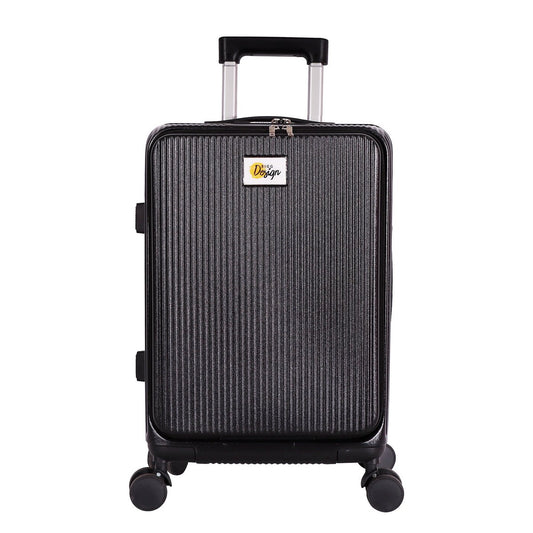 Biggdesign Moods Up Luggage with Cup Holder and USB Port, 20", Black