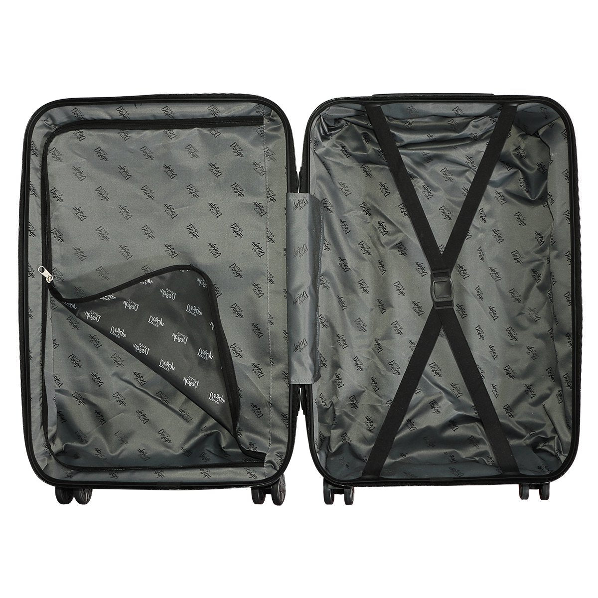 Biggdesign Moods Up Carry On Luggage Steel Blue 20-Inch