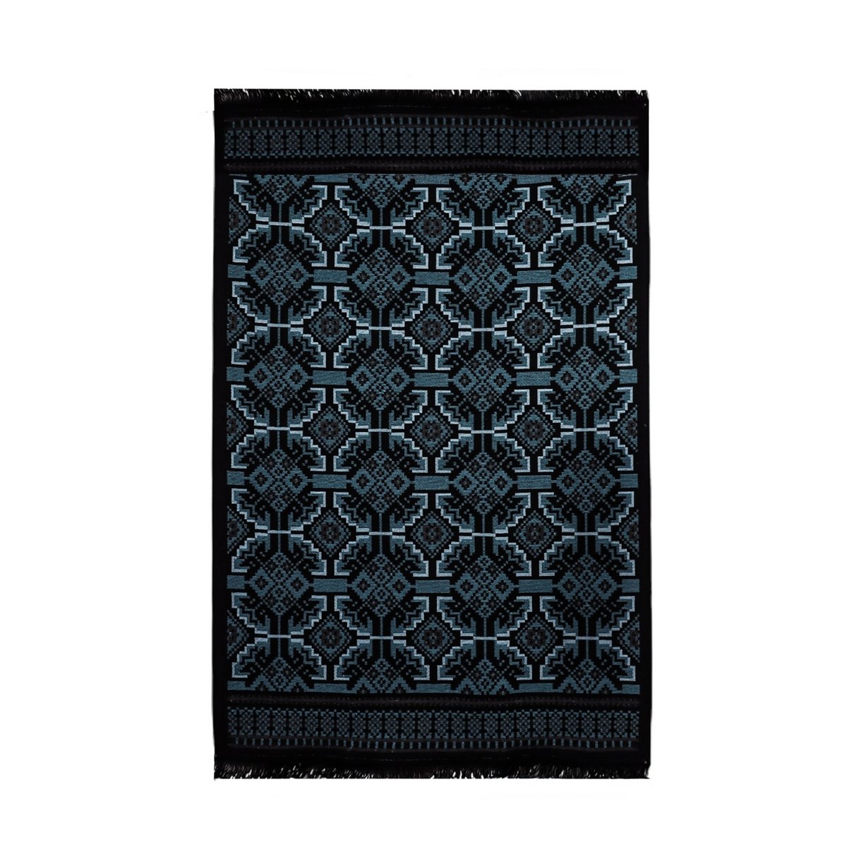 BiggHome Rug - 120*180 cm, Machine Washable, Durable, Ethnic-Inspired Pattern for Living Room, SA25AT, 47.24 x 70.87 inches, 5.7 lbs