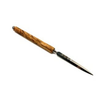 "LUXURY" letter opener with olive wood handle