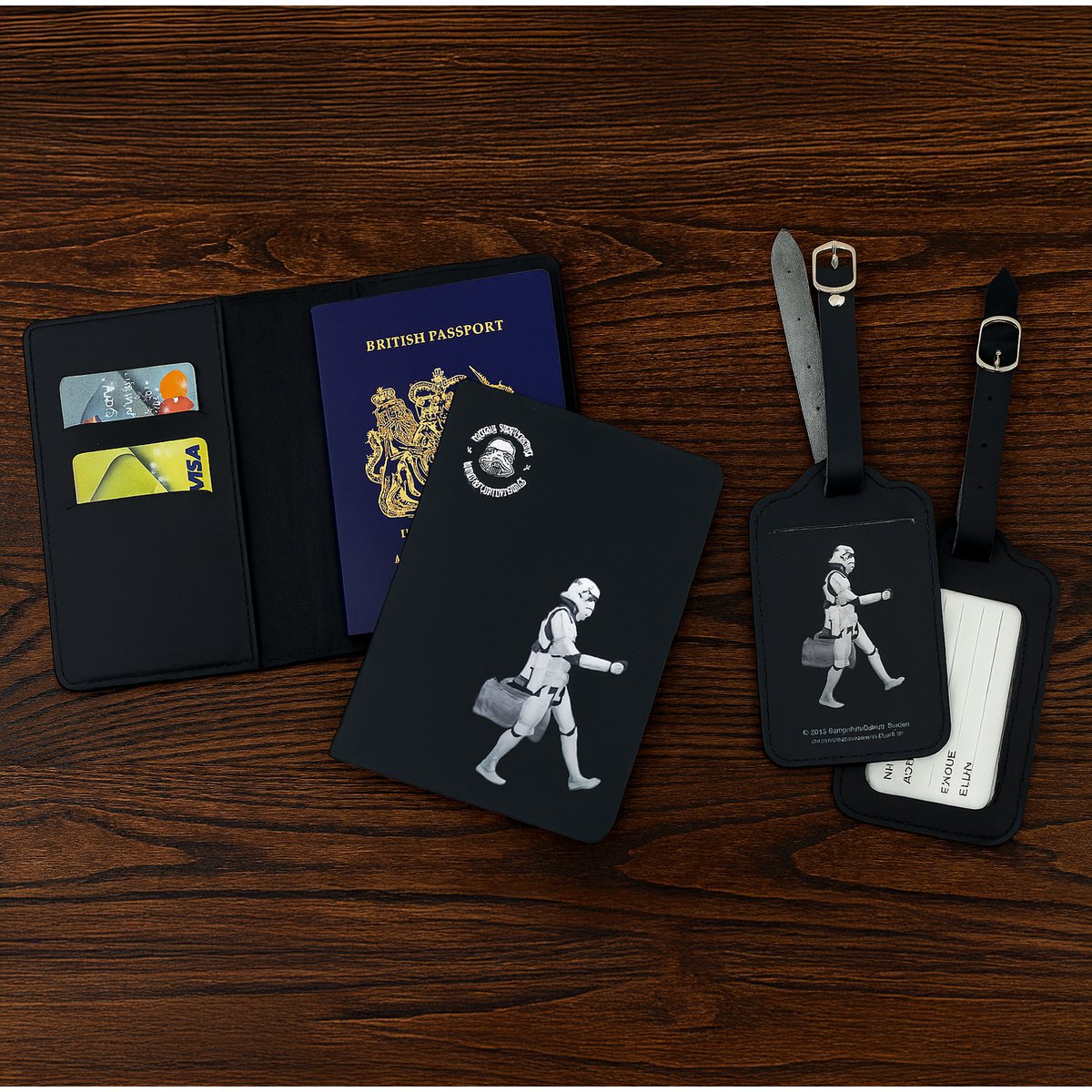 Original StormTrooper - passport cover & suitcase trailer set