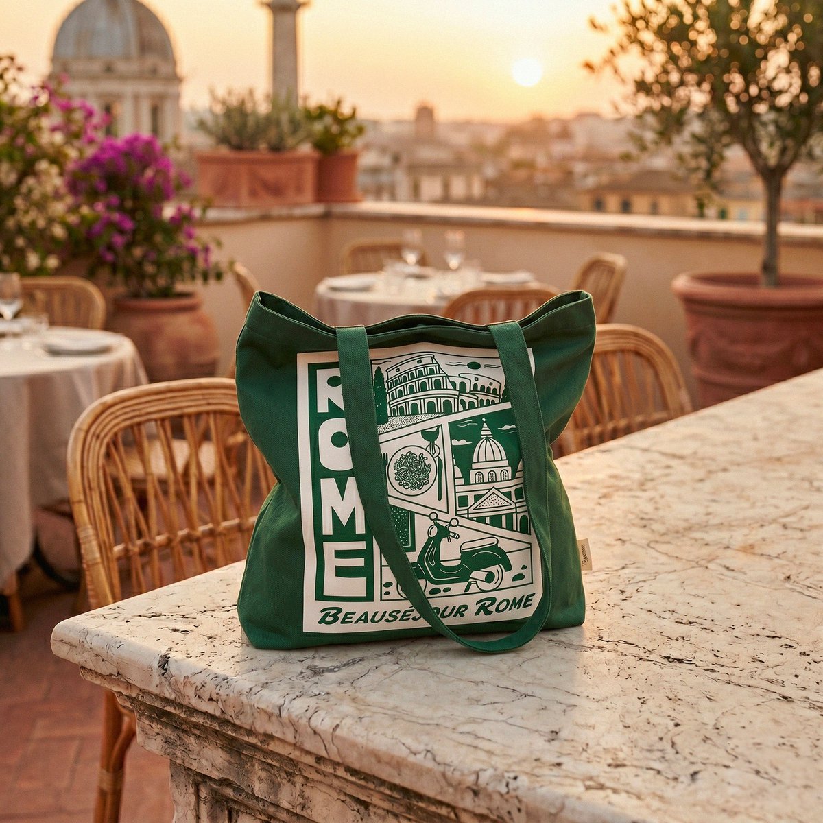 Beauséjour Rome Tote Bag