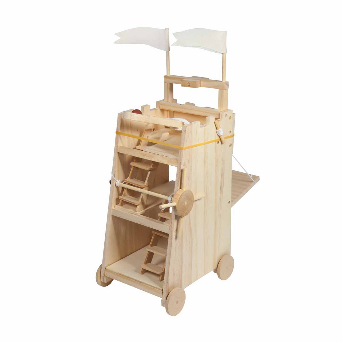 Siege tower - functional model made of wood