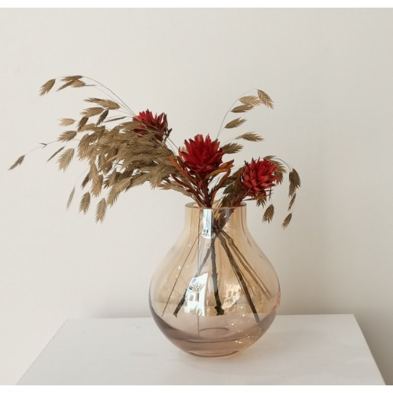 glass vase in bulb shape: ENVIE26GO