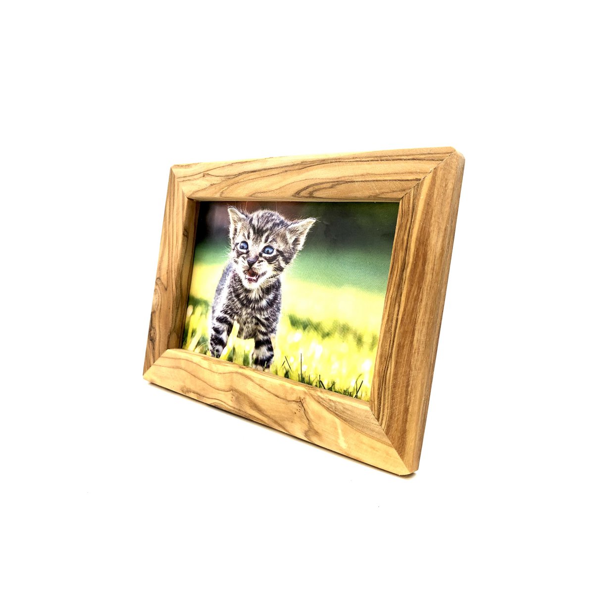 Olive wood picture frame for pictures measuring 10 x 15 cm