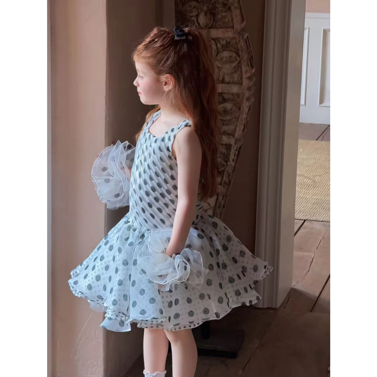 Abby Polka Dot Tulle Dress Set