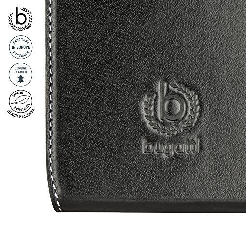 Bugatti FlipCase Rome - exclusive genuine leather case for Samsung Galaxy S4 [handmade | Magnetic clasp | logo embossing]